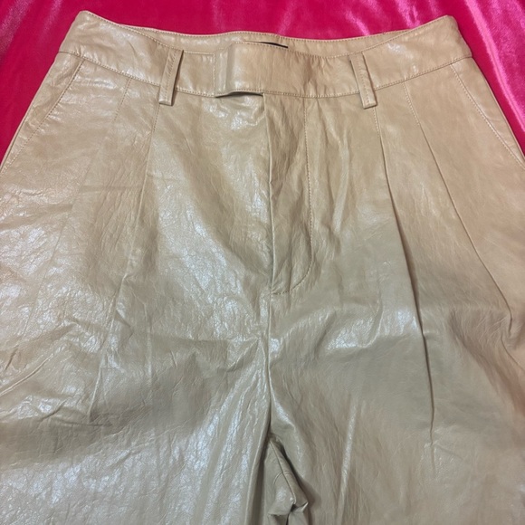 Rails Tan Faux Leather Pant - Picture 5 of 6